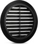 Αεραγωγός Awenta T32CZ, Γρίλια Εξαερισμού Φ125mm, Μαύρη