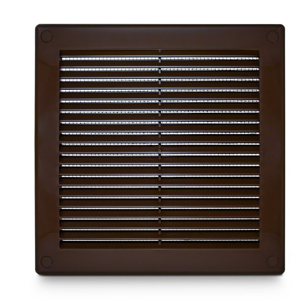 Γρίλια Εξαερισμού AWENTA TRU2BR 150x150mm, Καφέ Χρώμα