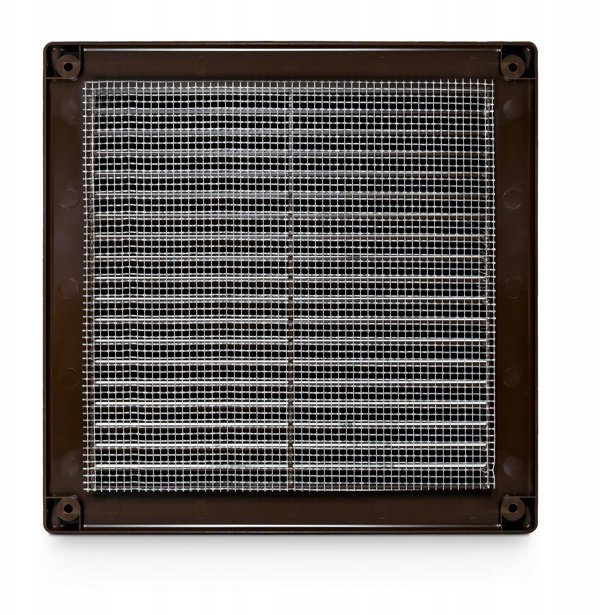 Γρίλια Εξαερισμού AWENTA TRU2BR 150x150mm, Καφέ Χρώμα