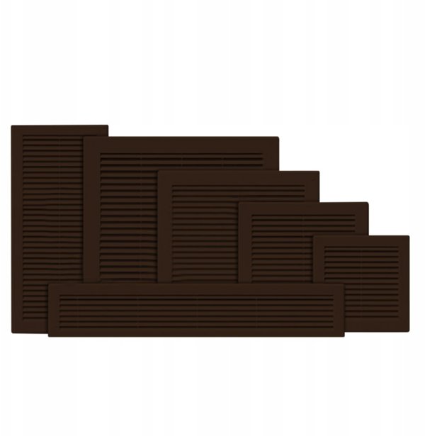 Γρίλια Εξαερισμού AWENTA TRU2BR 150x150mm, Καφέ Χρώμα