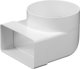 AWENTA Kolano lacznikowe Awenta KP75-23 75x150mm fi125mm 90 stopni biale