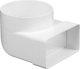 AWENTA Kolano lacznikowe Awenta KP75-23 75x150mm fi125mm 90 stopni biale