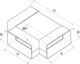 AWENTA Trojnik poziomy plaski 75x150 Awenta KP75-26