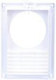 Awenta Γρίλια Εξαερισμού T98, 140x210mm, για Φ120mm, Λευκή