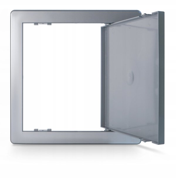 Awenta Πλαστική Θυρίδα Επίσκεψης DT10SS 150x150mm, Σατινέ Ασημί