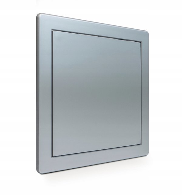 Awenta Πλαστική Θυρίδα Επίσκεψης DT10SS 150x150mm, Σατινέ Ασημί