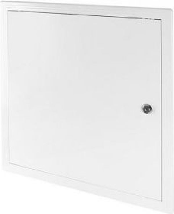 AWENTA Drzwiczki rewizyjne plastikowe biale z zamkiem 450 x 450mm (DT17Z)