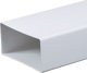 AWENTA Κανάλι εξαερισμού Awenta KP75-10 75x150mm επίπεδο λευκό 1m