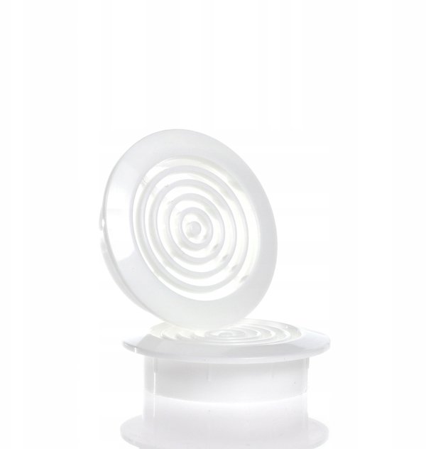 Awenta Εξαεριστική Γρίλια T73 Mini-Awent, Λευκή, Φ45/58mm, 2 Τεμάχια