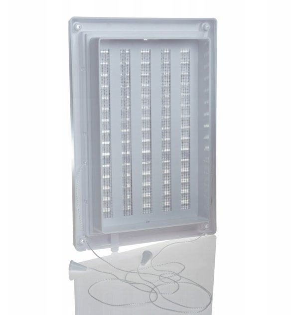 Γρίλια Εξαερισμού Awenta T57, 140x210 mm, TUS, Λευκή