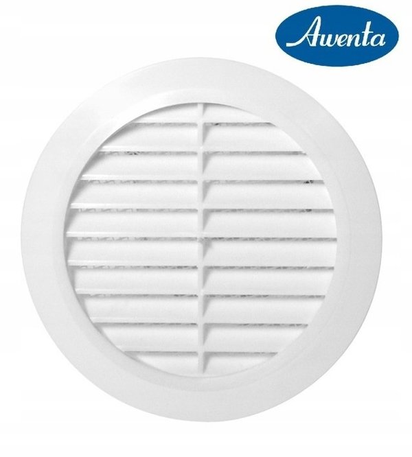 AWENTA Kratka wentylacyjna Awenta T42 fi80mm TUOS biala