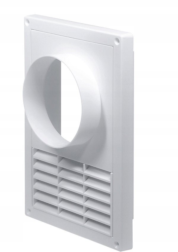 Awenta Γρίλια Εξαερισμού T68, 140x210mm, για Στόμιο Φ100mm, Λευκή