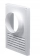 Awenta Γρίλια Εξαερισμού T68, 140x210mm, για Στόμιο Φ100mm, Λευκή