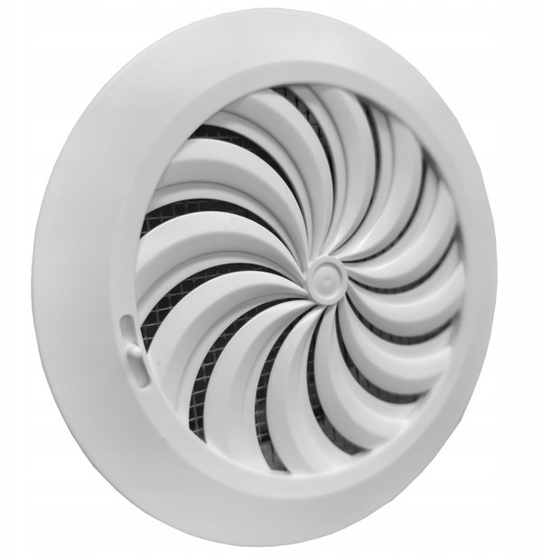 Awenta Γρίλια Εξαερισμού T86, Λευκή, Φ125mm, Πλαστική