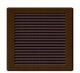Awenta Σχάρα Αερισμού TRU6BR, 200x200mm, Καφέ