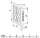 AWENTA Κάλυμμα εξαερισμού Awenta T26BR 140x210mm καφέ