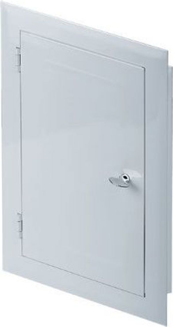 AWENTA Μεταλλική επιθεώρηση πορτάκι λευκό 150 x 250mm (DMW79)