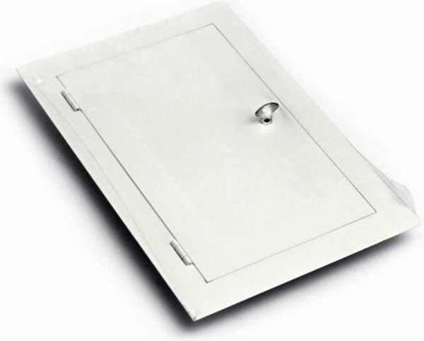 AWENTA Μεταλλική επιθεώρηση πορτάκι λευκό 150 x 250mm (DMW79)