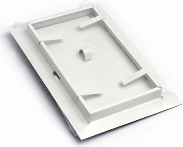 AWENTA Μεταλλική επιθεώρηση πορτάκι λευκό 150 x 250mm (DMW79)