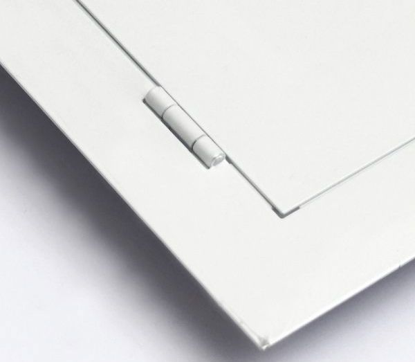 AWENTA Μεταλλική επιθεώρηση πορτάκι λευκό 150 x 250mm (DMW79)