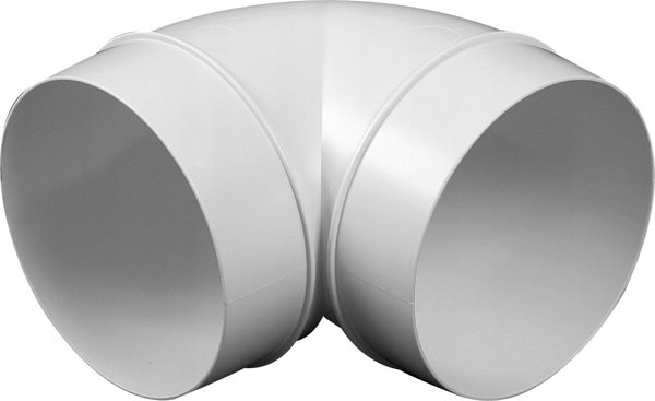 AWENTA Kolano kanalu Awenta KO125-23 okragle 90 stopni fi125mm biale