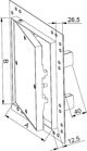 AWENTA drzwiczki rewizyjne maskownica 500x600 karton-gips
