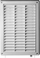 AWENTA Λευκός Αεραγωγός με Περσίδες και Σίτα 128 x 197mm (T59)