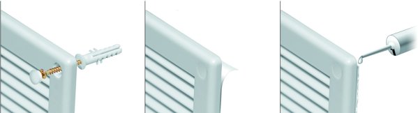 Γρίλια Εξαερισμού Awenta TRU10, 300x300 mm, Λευκή