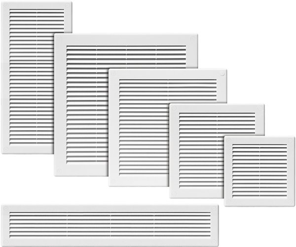 Γρίλια Εξαερισμού Awenta TRU10, 300x300 mm, Λευκή