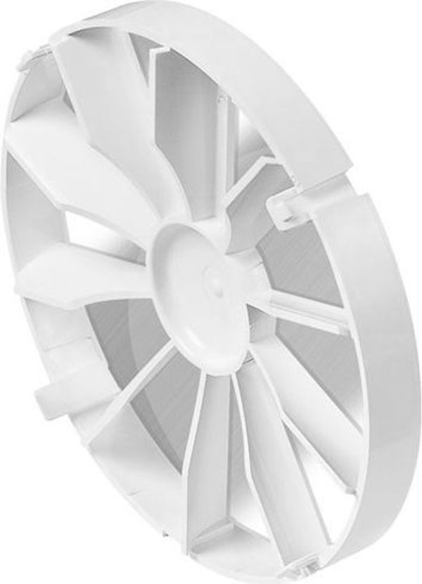 AWENTA Zawor zwrotny wentylatora bialy 100mm
