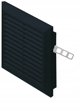 Awenta Τ48CZ Γρίλια Αερισμού 110x140mm, Μαύρο Χρώμα