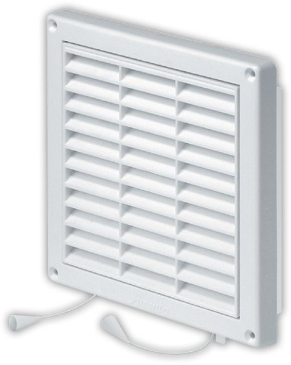 Awenta Γρίλια Εξαερισμού T45, 140x140mm, Φ110mm, Λευκή