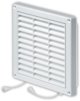 Awenta Γρίλια Εξαερισμού T45, 140x140mm, Φ110mm, Λευκή