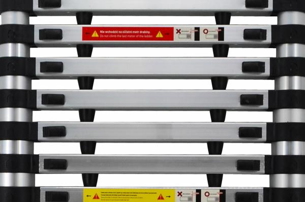 AWTools AWTOOLS DRABINA ALUMINIOWA TELESKOPOWA 3,8m 13 STOPNI AW23100
