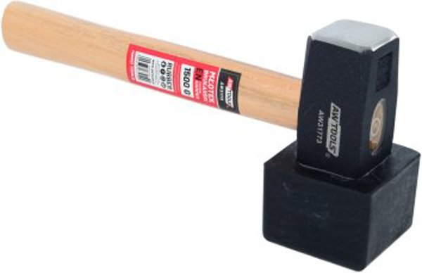AWTOOLS MLOTEK BRUKARSKI 1,5KG / 28cm GUMA