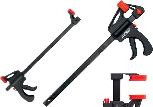 AWTools σφιγκτήρας ξυλουργού ταχείας σύσφιξης 200mm (AW20136)