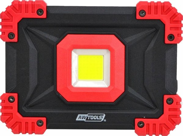 AWTools Επαναφορτιζόμενο Φωτιστικό Εργασίας COB LED 20W με Έξοδο USB και Αντοχή σε Κρούσεις