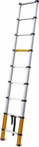 AWTools DRABEST ALUMINUM TELESCOPIC LADDER 9 steps 2.6 m MAX 150 kg