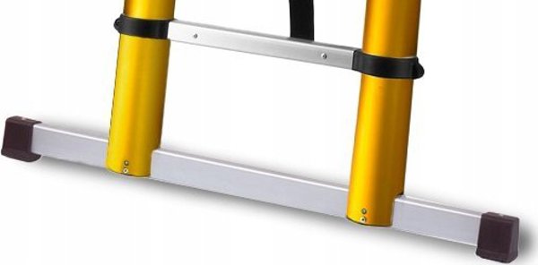 AWTools DRABEST ALUMINUM TELESCOPIC LADDER 9 steps 2.6 m MAX 150 kg