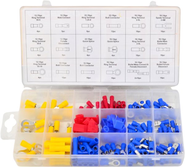 AWTOOLS Μονωμένα Ηλεκτρικά Συνδετικά 160 τεμ.