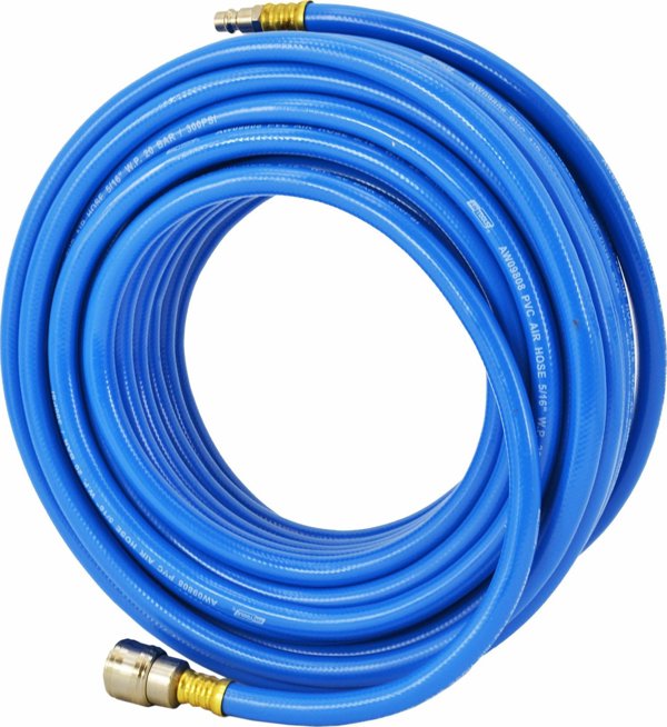 AWTools AWTOOLS Ενισχυμένος εύκαμπτος σωλήνας αέρος PVC 8mm x 10m