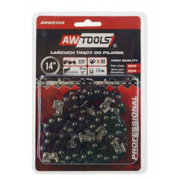 AWTools Lancuch tnacy do pilarki 35cm 14" .325" 1,5mm 60-ogniw