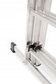 AWTOOLS DRABINA ALUMINIOWA BASIC 3x10 STOPNI 150kg