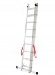 AWTOOLS DRABINA ALUMINIOWA BASIC 3x10 STOPNI 150kg