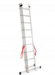 AWTOOLS DRABINA ALUMINIOWA BASIC 3x10 STOPNI 150kg
