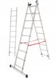 AWTOOLS DRABINA ALUMINIOWA BASIC 3x10 STOPNI 150kg