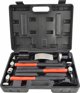 AWTools Σετ Σφυριών Φανοποιίας 7τμχ σε Βαλίτσα Μεταφοράς Black Line