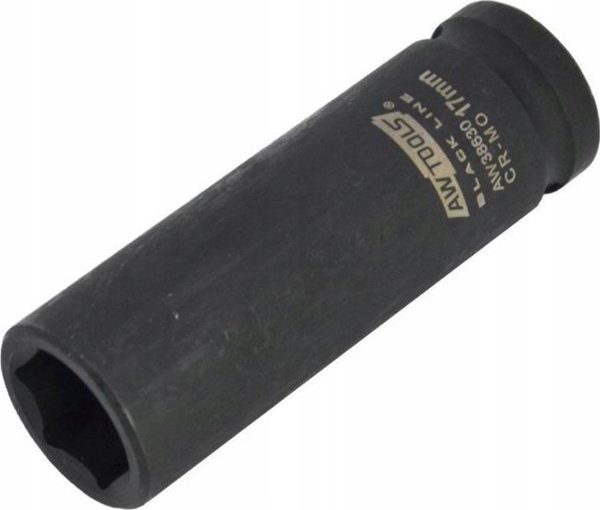 AWTools AWTOOLS NASADKA UDAROWA SZESCIOKATNA 1/2" DLUGA 19mm BLACK LINE