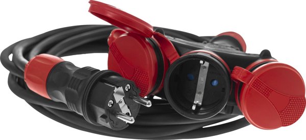 AWTools Προέκταση Ρεύματος Extreme 40m 3x2,5mm², 3 Υποδοχές, IP54, 16A/4000W