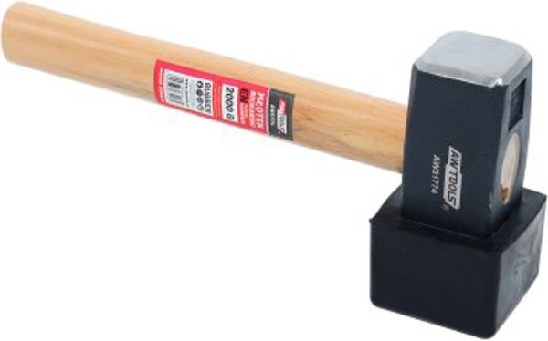 AWTOOLS Σφυρί δαπέδου 2,0kg / 28cm με λαβή από καουτσούκ